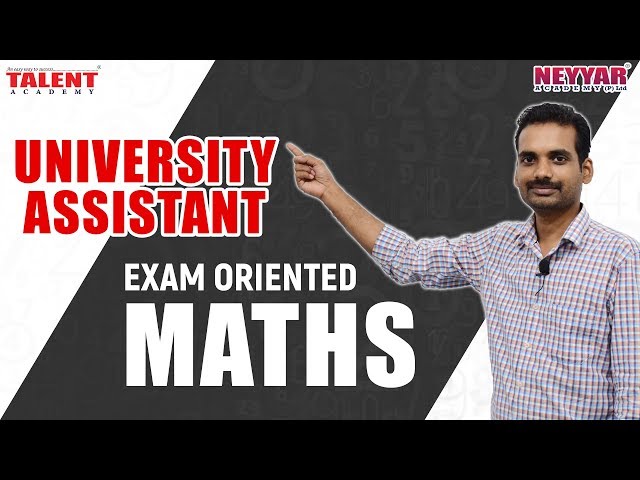 Most Expected Maths Questions for University Assistant