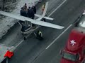 Raw Video: Traffic Plane Lands on Highway