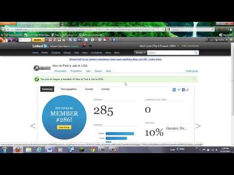 how to quit a group on linkedin