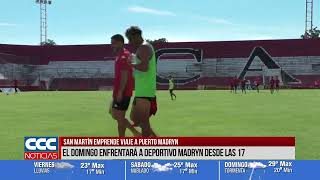 SAN MARTÍN EMPRENDE VIAJE A PUERTO MADRYN