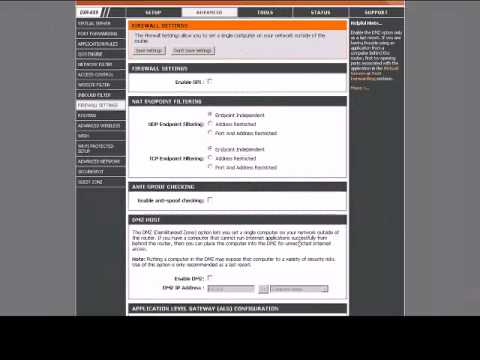 how to turn off d'link firewall