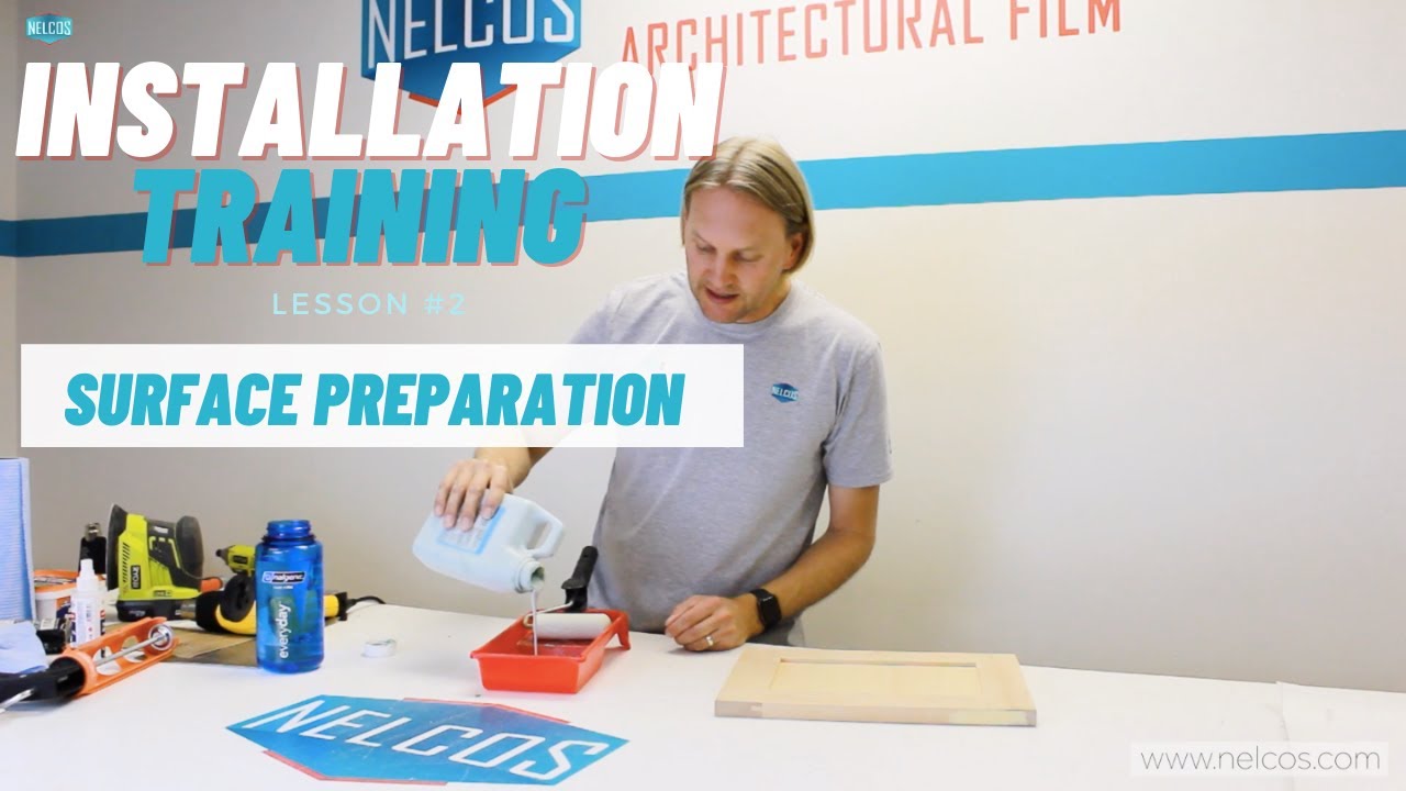 LESSON #2 - HOW TO PREPARE WOOD CABINET PANEL FOR VINYL FILM APPLICATION | Series with Peter Maki