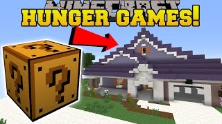 Minecraft: PAT & JEN'S REAL HOME HUNGER GAMES - Lucky Block Mod - Modded Mini-Game