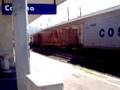Br 189 Dispolok in partenza da Cassino con treno intermodale