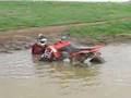 Tim Flips over Handlebars