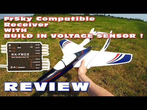 Presentation + Range & Voltage-sensor Test / Review of the RX-F802 FrSky receiver :)