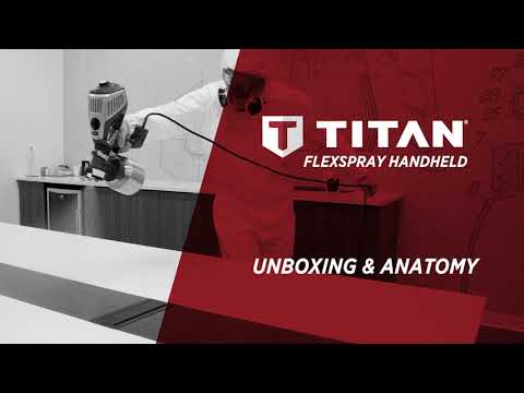 Youtube External Video Titan Disinfectant Spraying - FlexSpray Handheld unboxing and anatomy