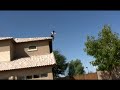 Jump off 2 story house Jump off 2 story house