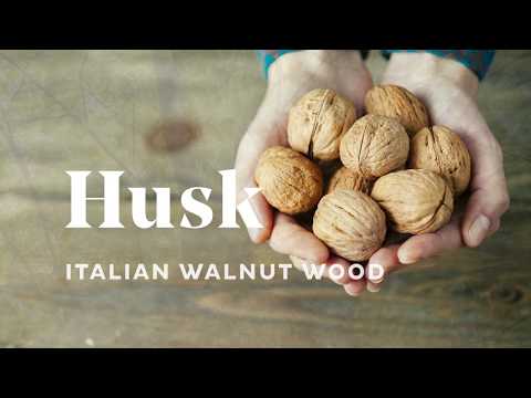 HUSK : walnut wood-effect porcelain stoneware flooring