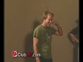 The man with $100,000 boobs plays ping pong for money. The man with $100,000 boobs plays ping pong for money.