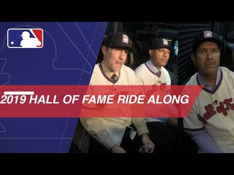 Video: Ride along with new Hall of Fame class to MLB Network