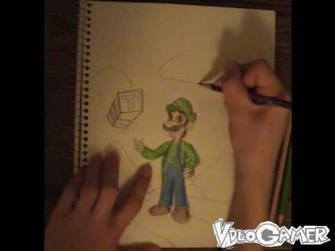 how to draw mario vdeogamer