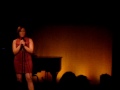 Tatiana Henderson singing 'Love Me, Love Me Not