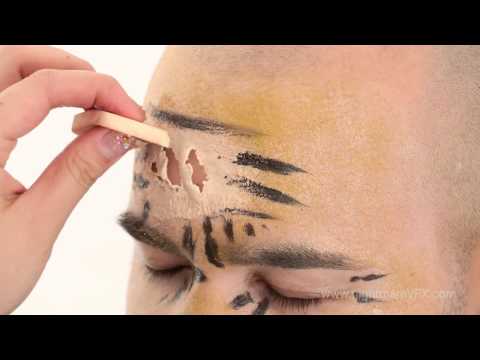 how to apply easy zombie makeup