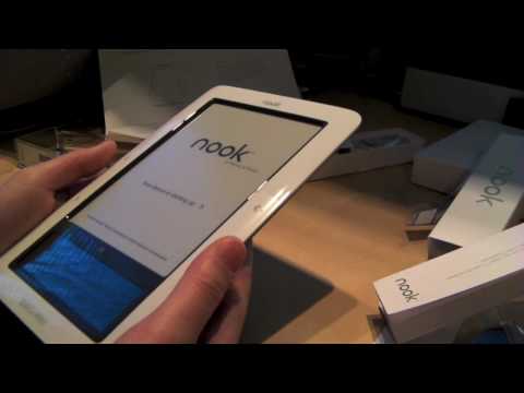 Watch Barnes & Noble Nook E Book Reader Hand on and Unboxing Video 0