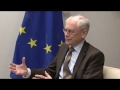 Interview de Herman VAN ROMPUY
