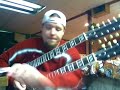 me, playing the theme to knight rider, on my doubleneck.