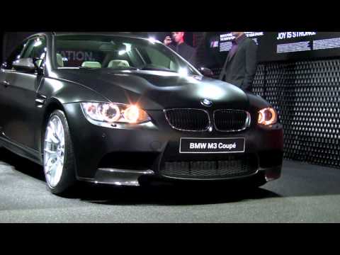 BMW M3 M Performance Parts Frozen Black Matte @ Paris 2010