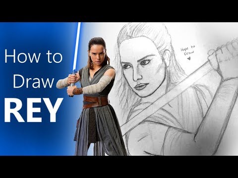 video-linktoworks-How to Draw Rey from Star Wars - YouTube