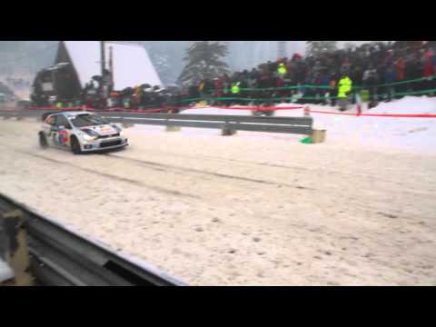 Polo R WRC - Passage de S.Ogier sur le col du turini