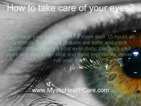 how to care of eyes