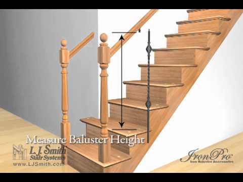 how to fasten iron balusters