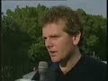 Announcing the death of Ayrton Senna
