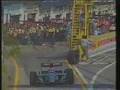 Announcing the death of Ayrton Senna