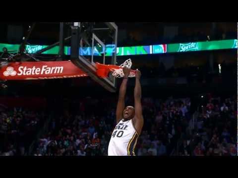 Jeremy Evans Dunks OVER Mark Eaton