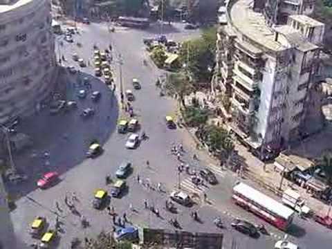 Crossroad in Mumbai (Bombay) India