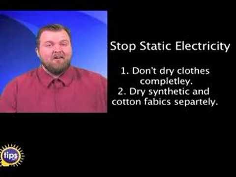 how to get rid of static electricity