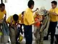 Lobatos y bomberos