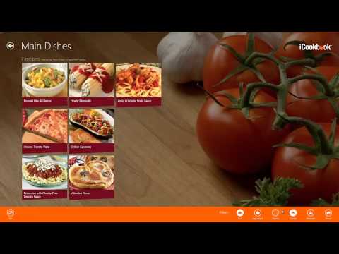 Windows 8 App Review - iCookbook