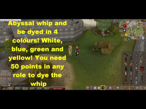 how to dye abyssal whip runescape