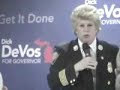 Michigan Firefighters Devos Guiliani Rally