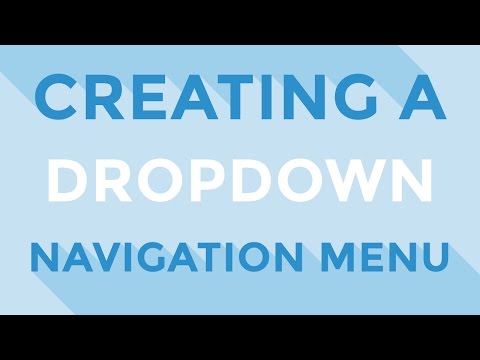 how to create drop down menu in html