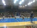 Último punto del segundo set del partido entre el Grupo 2002 y el Jamper Aguere