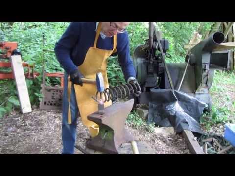 knife - Making a special spoon bowl carving tool from an old car spring using blacksmithing and tool making techniques. In this film I show you how to make a very us...