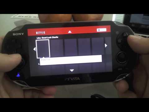 how to get netflix on a ps vita