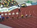 Martas Skrabulis 100m PB 10.81s EAJ Championships 2007