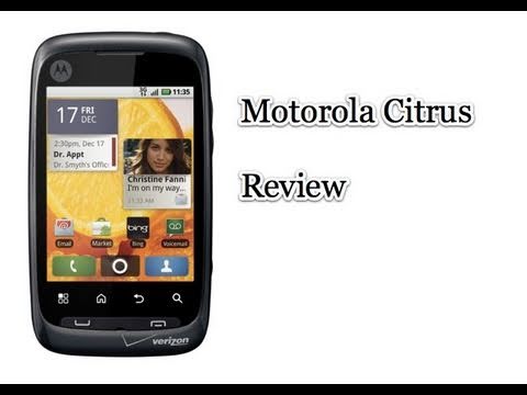 Motorola Citrus Review