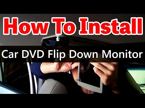How to install an Overhead Car DVD Player with Sunroof – www.qualitymobilevideo.com