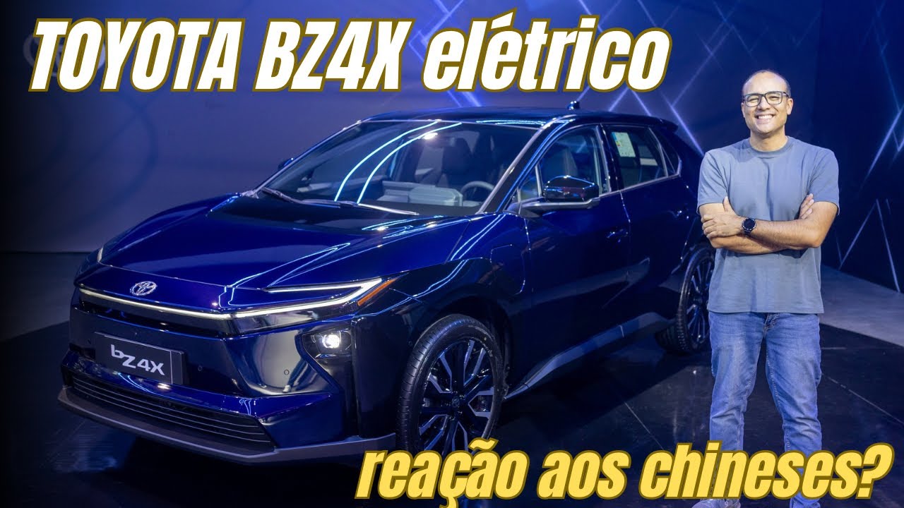 TOYOTA BZ4X CHEGOU! É uma reação AOS CHINESES? Motor, autonomia e preço