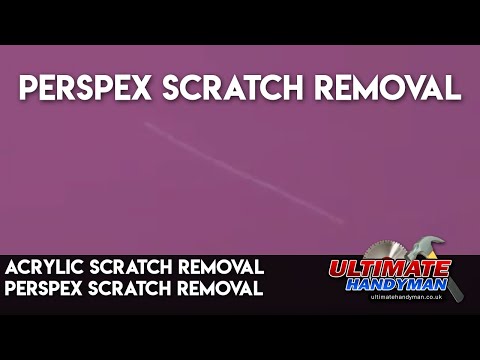 how to remove scratches from acrylic sink