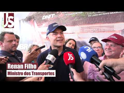 Ministro Renan Filho fala da federalização da SC-285