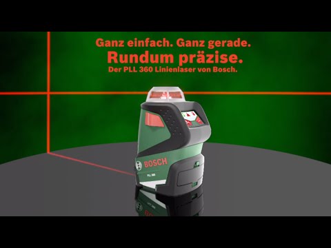 Bosch stellt vor: Linienlaser PLL 360