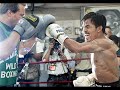 Pacquiao Dela hoya Training