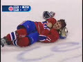 mike ribeiro diving pretending to be hurt w/more footage