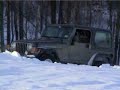 Rubicon in the snow