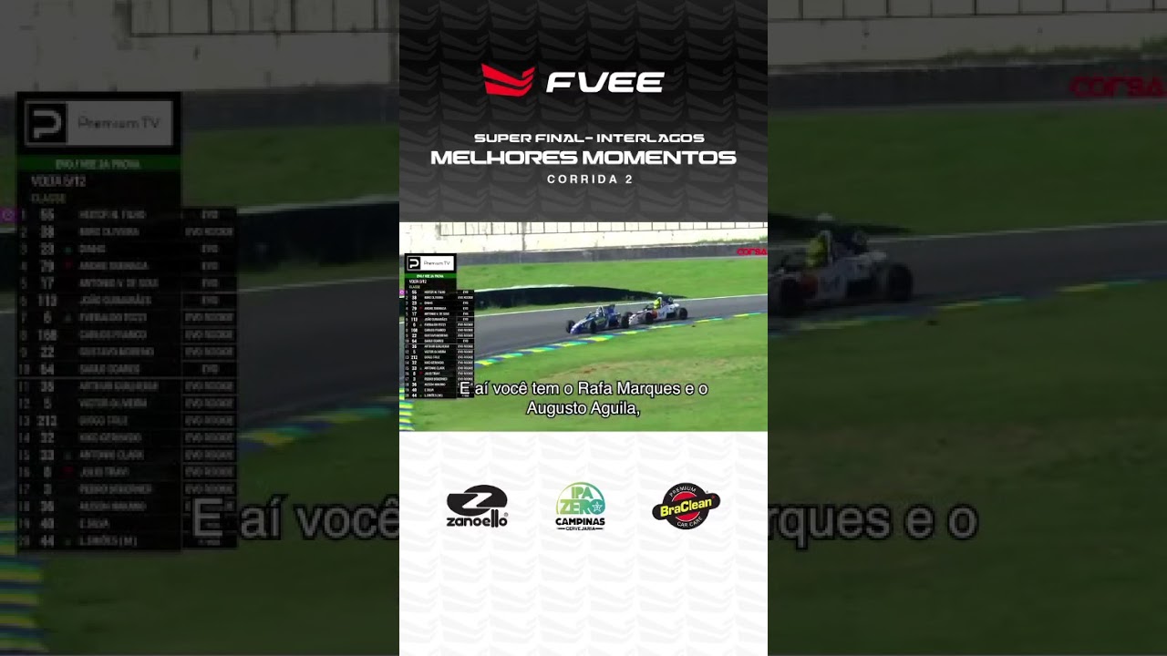 Muita disputa na Super Final do Campeonato Paulista Fórmula Vee 2025